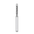 Бор алмазный Ecoline E 881 SC, цилиндр закругленный, турбинный наконечник, D=1.4 мм, черный, 1 шт E-881-SC-314-012_1 - фото 530869