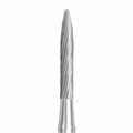 Финишный твердосплавный бор CF 48 LB, пламевидный, удлиненный, турбинный наконечник, D=1.2 мм, L=8.0 мм, красный + фиолетовый CF-48-LB-314.012 - фото 531901