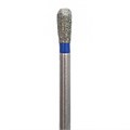 Бор алмазный Ecoline E 830 RL, груша удлиненная, турбинный наконечник, D=2.1 мм, синий, 1 шт E-830-RLM-314-021_1 - фото 531945