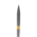 Бор алмазный Ecoline E 862 EF, пламевидный, турбинный наконечник, D=1.6 мм, желтый, 1 шт E-862-EF-314-016_1 - фото 532625