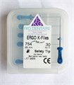 ERGOFLEX K Ni-Ti - ручные никель-титановые файлы, эргономичная ручка, 25 мм, №30 7543025CL - фото 533627