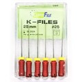 K-Files - ручные файлы, 25 мм, №25, сталь, 6 шт 1831025025-/-18301025025 - фото 533707