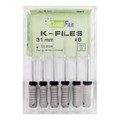 K-Files - ручные файлы, 31 мм, №08, сталь, 6 шт 1831031008-/-18301031008 - фото 533709