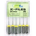 K-Files - ручные файлы, 25 мм, №08, сталь, 6 шт 1831025008-/-18301025008 - фото 533713