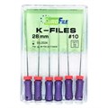 K-Files - ручные файлы, 28 мм, №10, сталь, 6 шт 1831028010-/-18301028010 - фото 533715