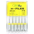 H-Files - ручные файлы, 25 мм, №15, сталь, 6 шт 1832025015-/-18302025015 - фото 533734