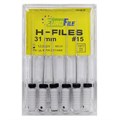 H-Files - ручные файлы, 31 мм, №15, сталь, 6 шт 1832031015-/-18302031015 - фото 533749