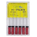 H-Files - ручные файлы, 31 мм, №25, сталь, 6 шт 1832031025-/-18302031025 - фото 533755