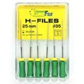 H-Files - ручные файлы, 25 мм, №35, сталь, 6 шт 1832025035-/-18302025035 - фото 533756