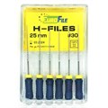 H-Files - ручные файлы, 25 мм, №30, сталь, 6 шт 1832025030-/-18302025030 - фото 533771