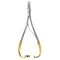 Иглодержатель по MATHIEU, DUROGRIP, длина 200 мм,тонкий, для нитей 4/0-6/0 BM153R - фото 534592