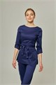 Туника женская с молнией сзади, синий, 40 DRN410-BLU-40 - фото 539720