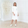 Платье Beauty на пуговицах, кремовый, 42 DRN265-CRM-42 - фото 540971