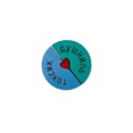 Значок "Токсик и душнила", синий/бирюзовый, 2 шт в комплекте AW_M455-(blue-turquoise) - фото 542314